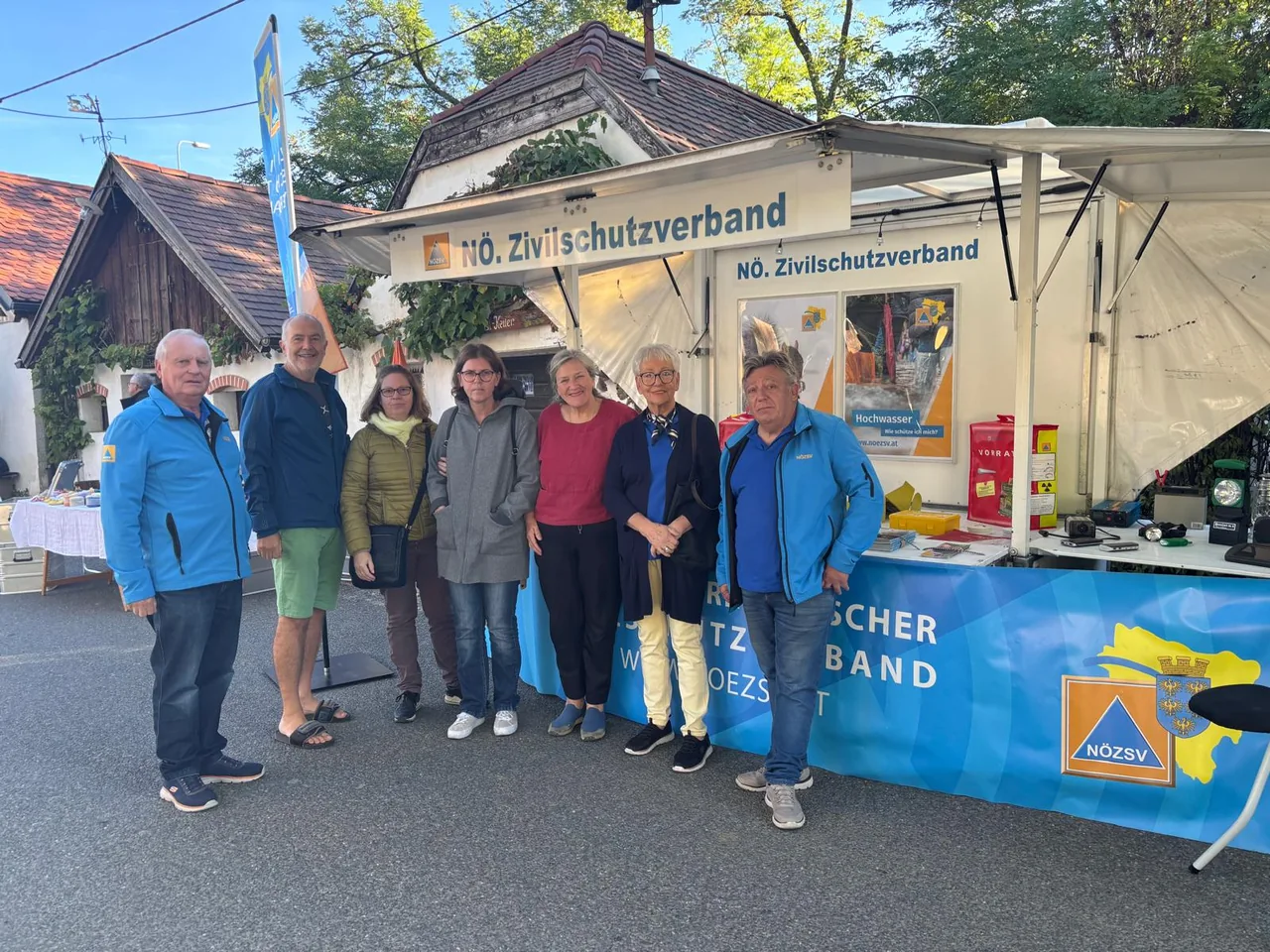Das Team informierte über Vorsorge und Selbstschutz.